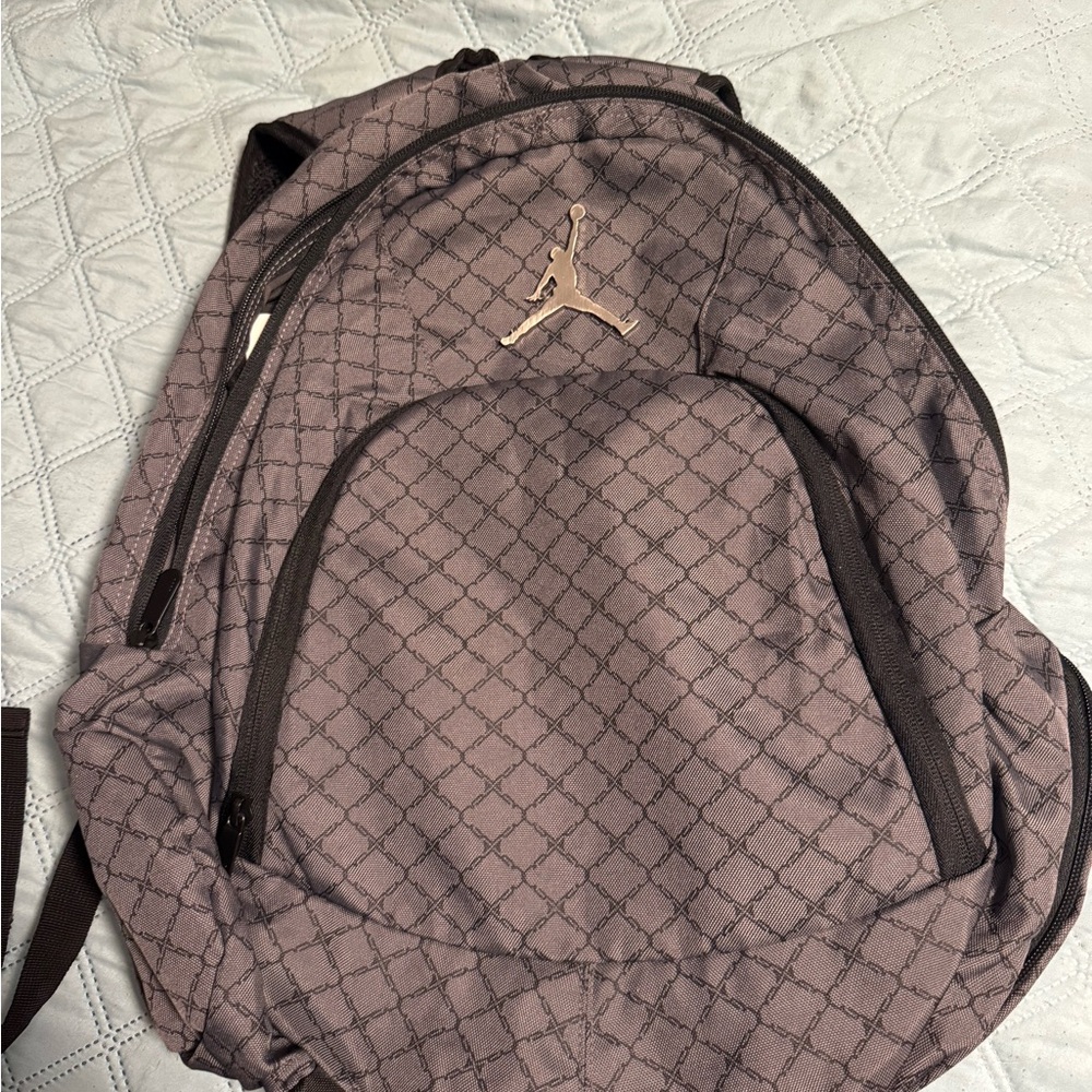 Jordan Quilted Black Backpack - Picture 2 of 4